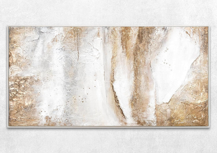 YS-Art Luxus Abstrakt Design Acryl Gemälde auf Leinwand Ästhetik handgemalt Wandbilder Wohnzimmer mo