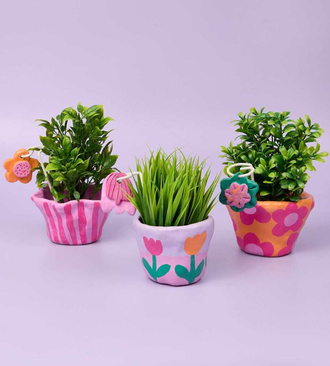 Pott'd Mini-Töpfer-Sets | Lufttrocknendes Töpferset für Erwachsene | Mit Farben, Töpferwerkzeugen un