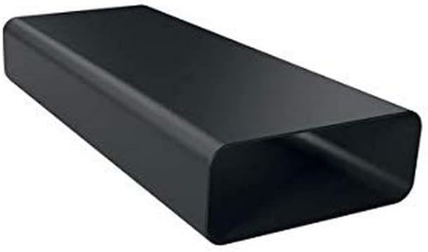 Neff Z861SM2 / Installationszubehör für Dunstabzüge/Flachkanalstück gerade 1000mm / Farbe: Schwarz