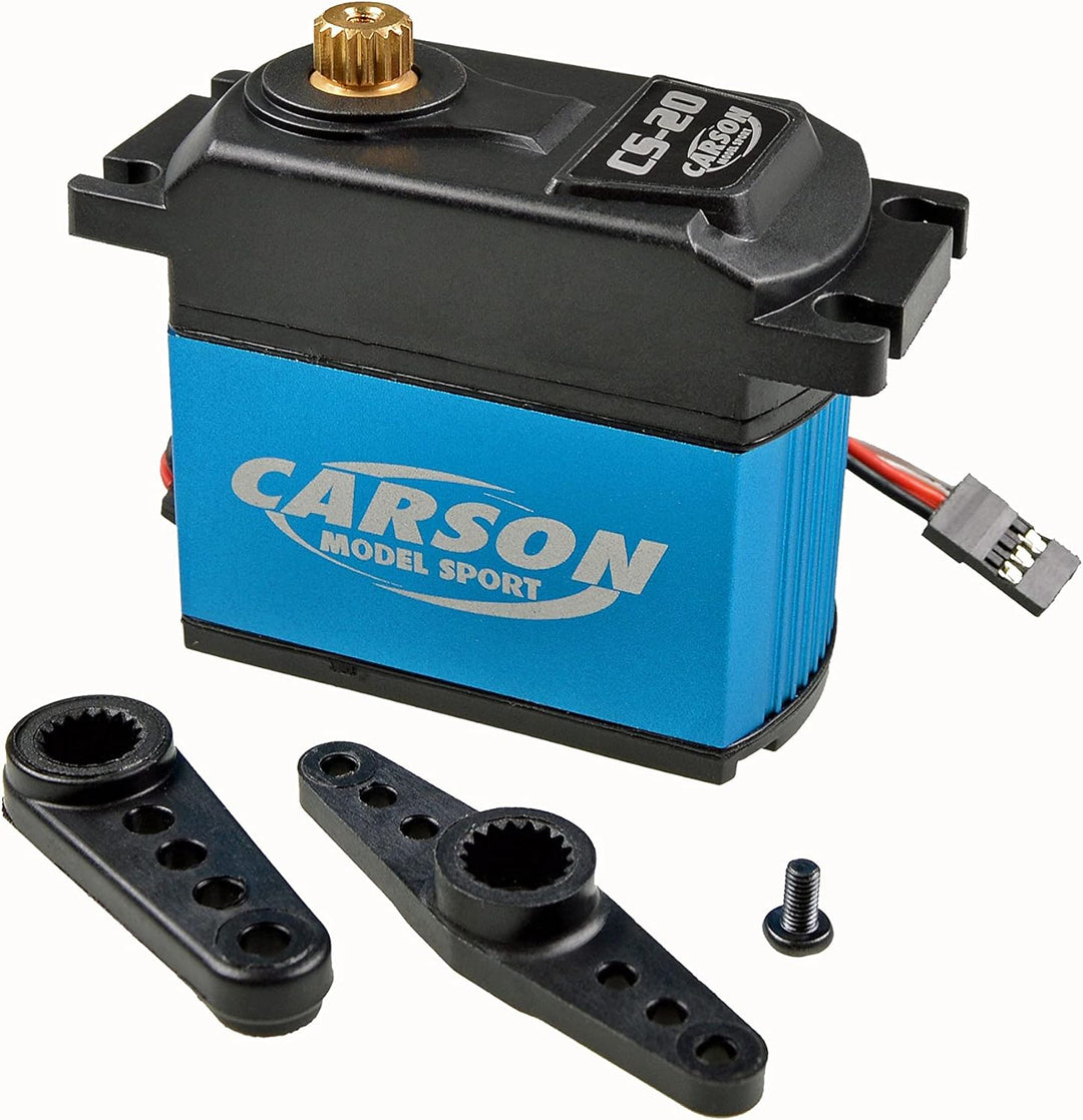 Carson 500502034 - Servo CS-20-20 kg/JR-Stecker CS-20 20kg/JR Stecker, CS-20 20kg/JR Stecker