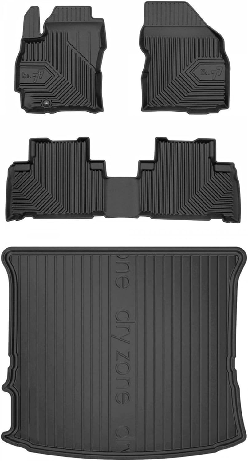 Satz Fussmatten und Gummimatte für Mazda 5 I 2005-2010