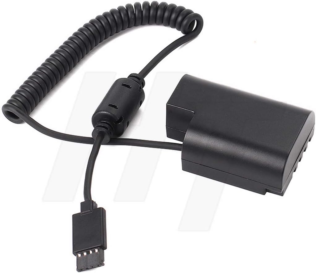 HangTon DMW-DCC12 DC-Koppler-Dummy-Akku-Netzteil für DJI Ronin S auf Panasonic GH3 GH4 GH5 Kamera