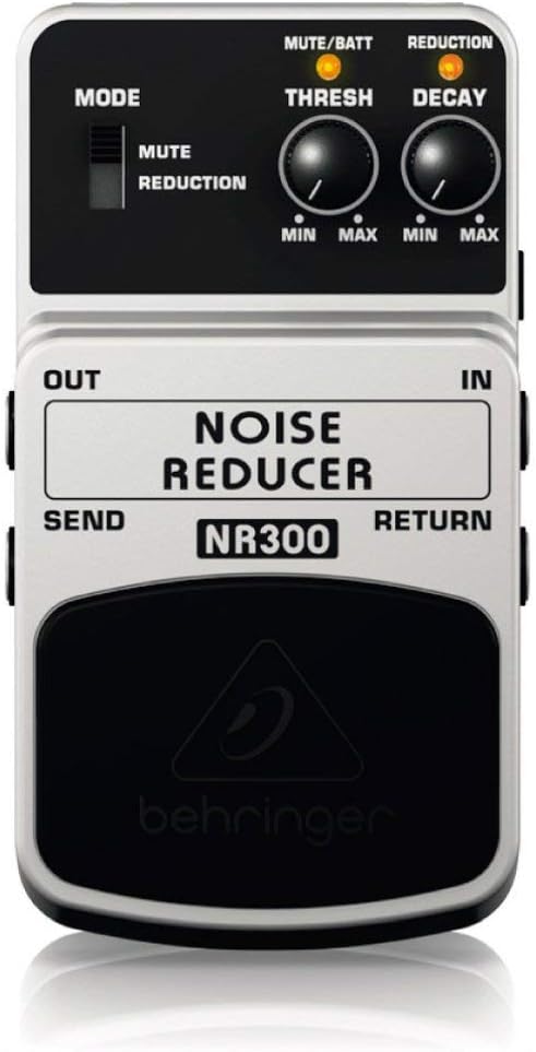 Behringer NOISE REDUCER NR300 Ultimatives Effektpedal zur Rauschunterdrückung NOISE REDUCER NR300 Gu