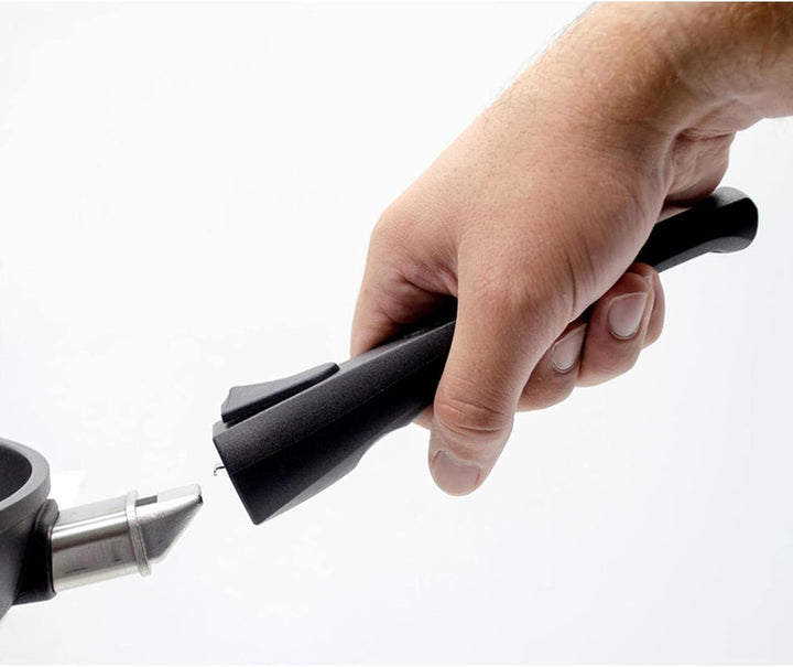 Eurolux Guss-Milchtopf Induktion Ø 18 cm Abnehmbarer Griff - Kleiner Stieltopf Aluguss mit Beschicht