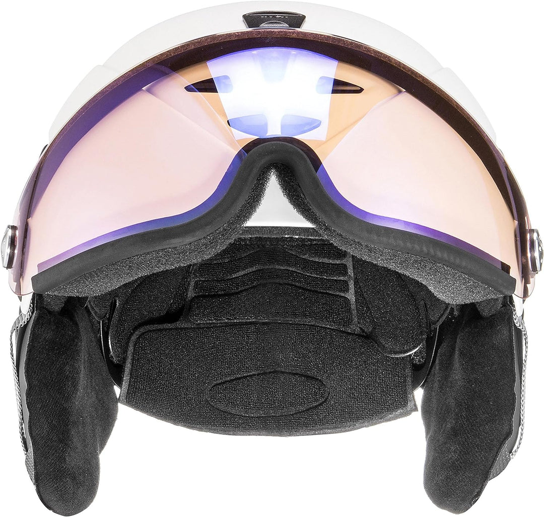 Uvex Hlmt 300 Vario Skihelm 55-58 cm white mat, 55-58 cm white mat