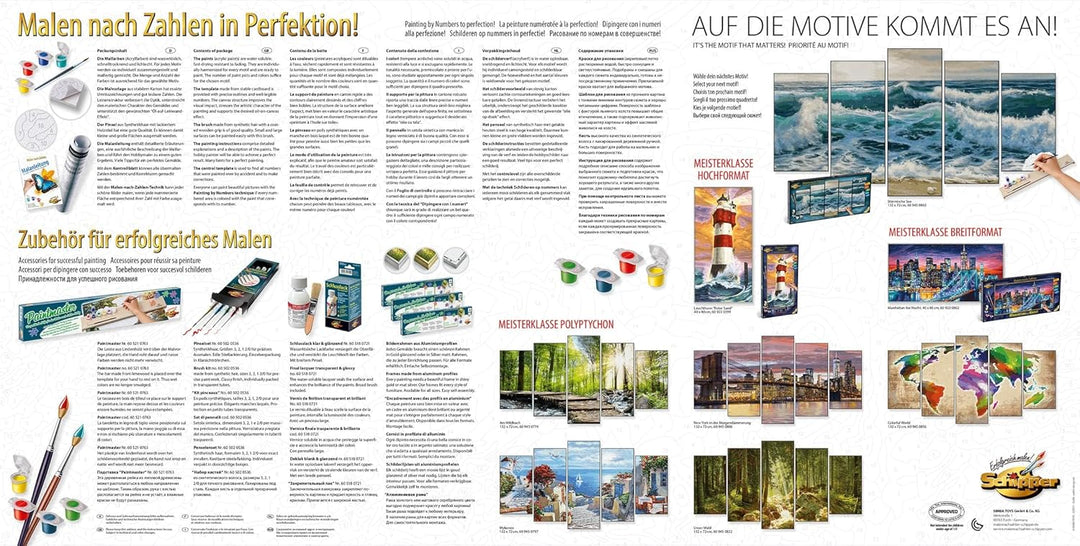 Schipper 609450774 Malen nach Zahlen - Am Wildbach - Bild malen für Erwachsene, inklusive Pinsel und