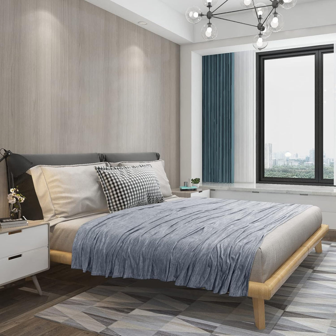 WOLTU Sommerdecke Selbstkühlende Decke Mikrofaser Arc-Chill, Kühldecke mit Q-Max>0.45, Kühl und Haut