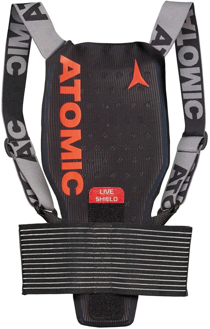 Atomic Kinder Live Shield Jr Ski-Rückenprotektor L Schwarz, L Schwarz