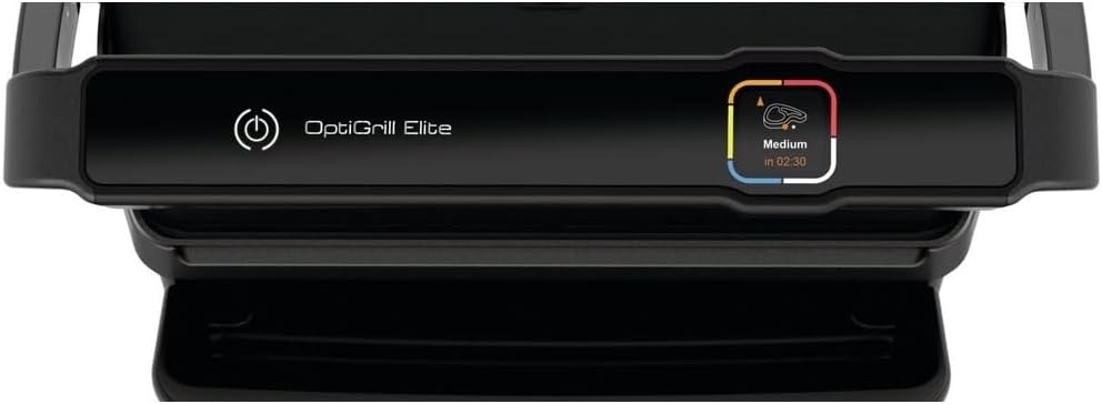 Tefal Optigrill Elite GC7508 Kontaktgrill, schwarz, 2.000