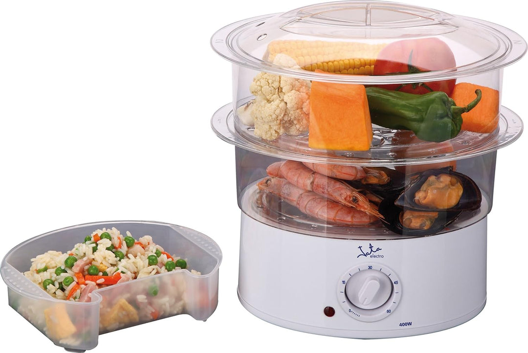 Jata CV200 Dampfgarer 25,5 x 15 x 20 cm durchsichtig 3,5 Litros, 3,5 Litros