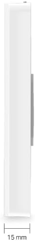 TP-Link EAP615-Wall AX1800 Dual-Band Wi-Fi 6 Accesspoint, 4 Gigabit-Ports, 802.3af/at PoE, EIN Ansch
