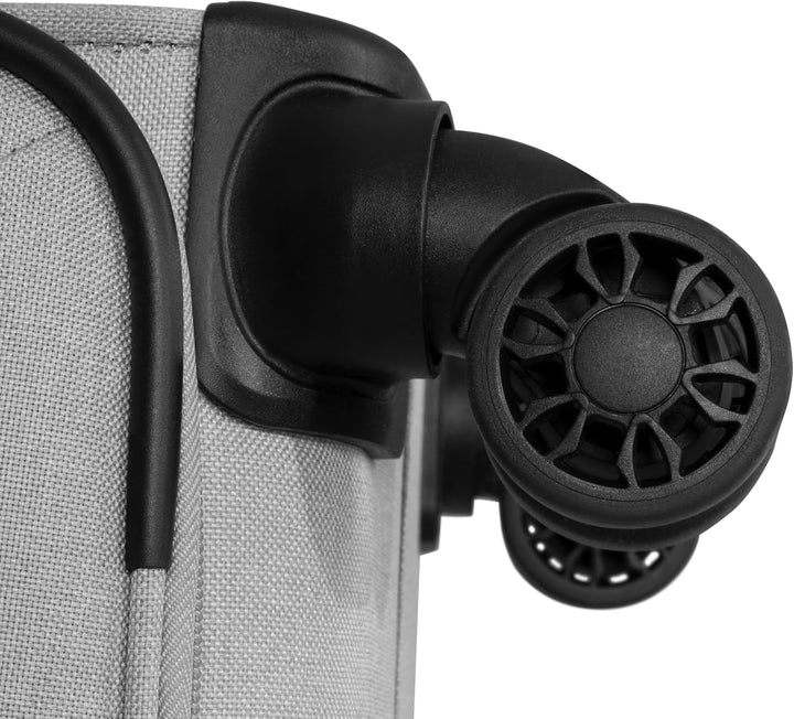 REDOLZ grosser Weichschalen Koffer für Damen & Herren | Leichter Trolley 77 cm mit 4 Doppelrollen &