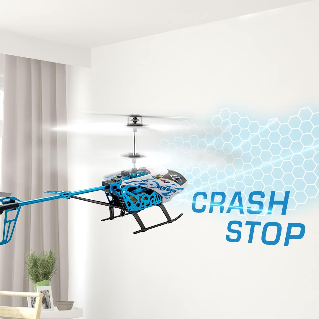 Carson 500507169 Eagle 280 Crash Stop 2,4 GHz 100% RTF – RC Heli, Ferngesteuerter Helikopter, Robust