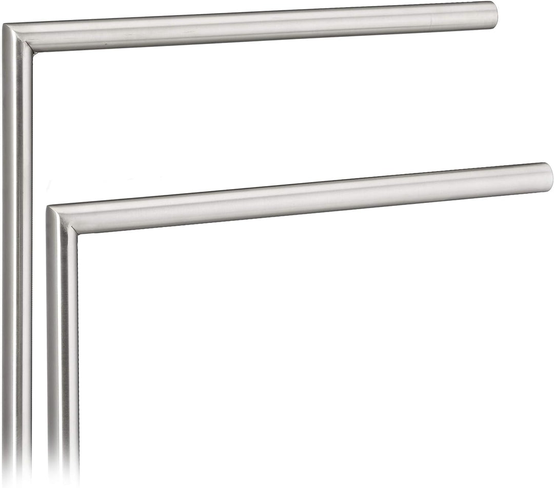 Relaxdays Handtuchhalter PIERRE, Handtuchstange freistehend, Handtuchständer Marmor, H x B x T: 84 x