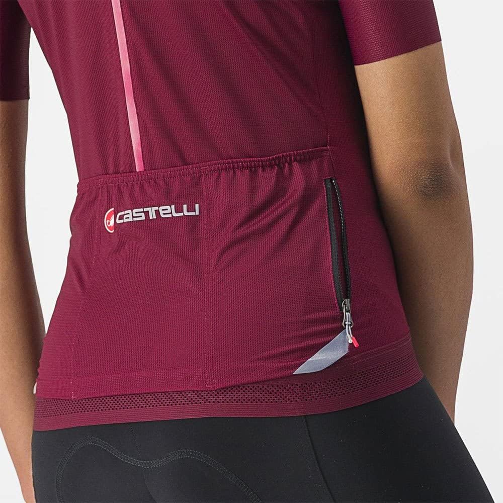CASTELLI Damen Endurance W Jersey T-Shirt M Bordeaux, M Bordeaux