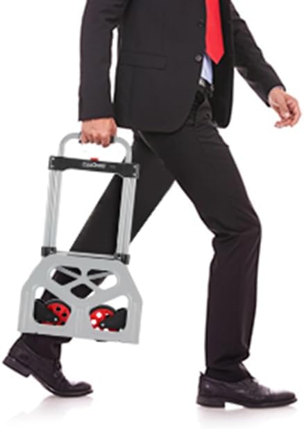 COOCHEER Aluminium-Sackkarre, zusammenklappbarer Gepäckträger, ideal für Industrie und Haushalt, max