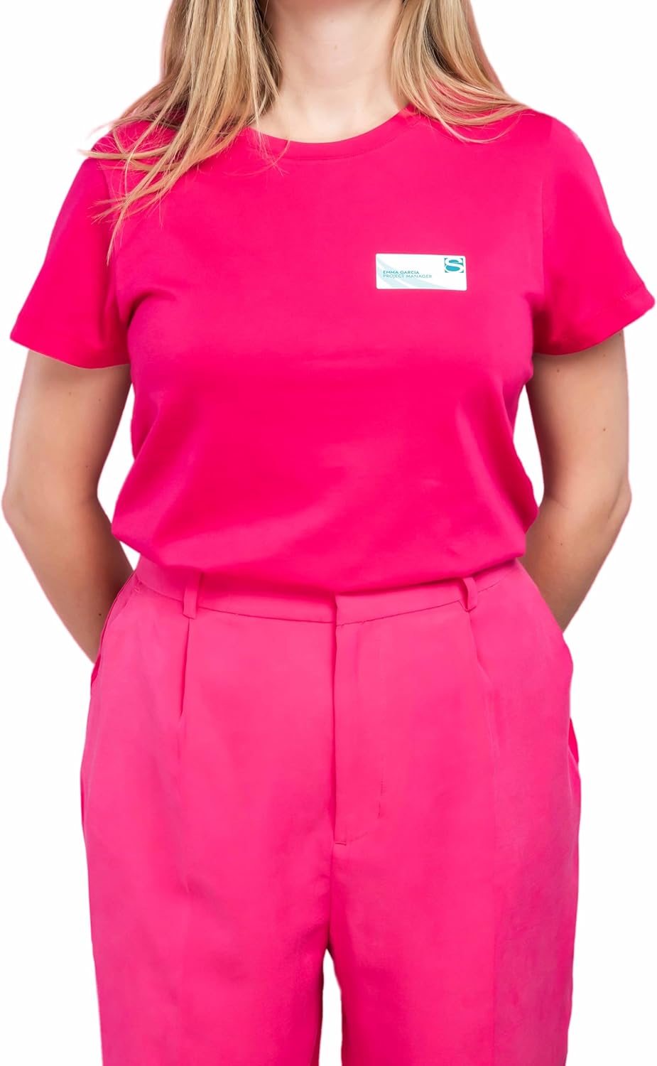 Avery – 150 Namensschilder bedruckbar für Textilien, aus weissem Polyester, Format 80 x 50 mm, Tinte