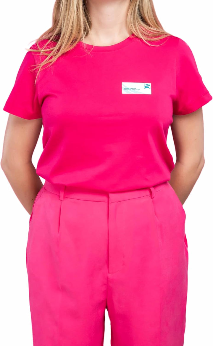 Avery – 150 Namensschilder bedruckbar für Textilien, aus weissem Polyester, Format 80 x 50 mm, Tinte