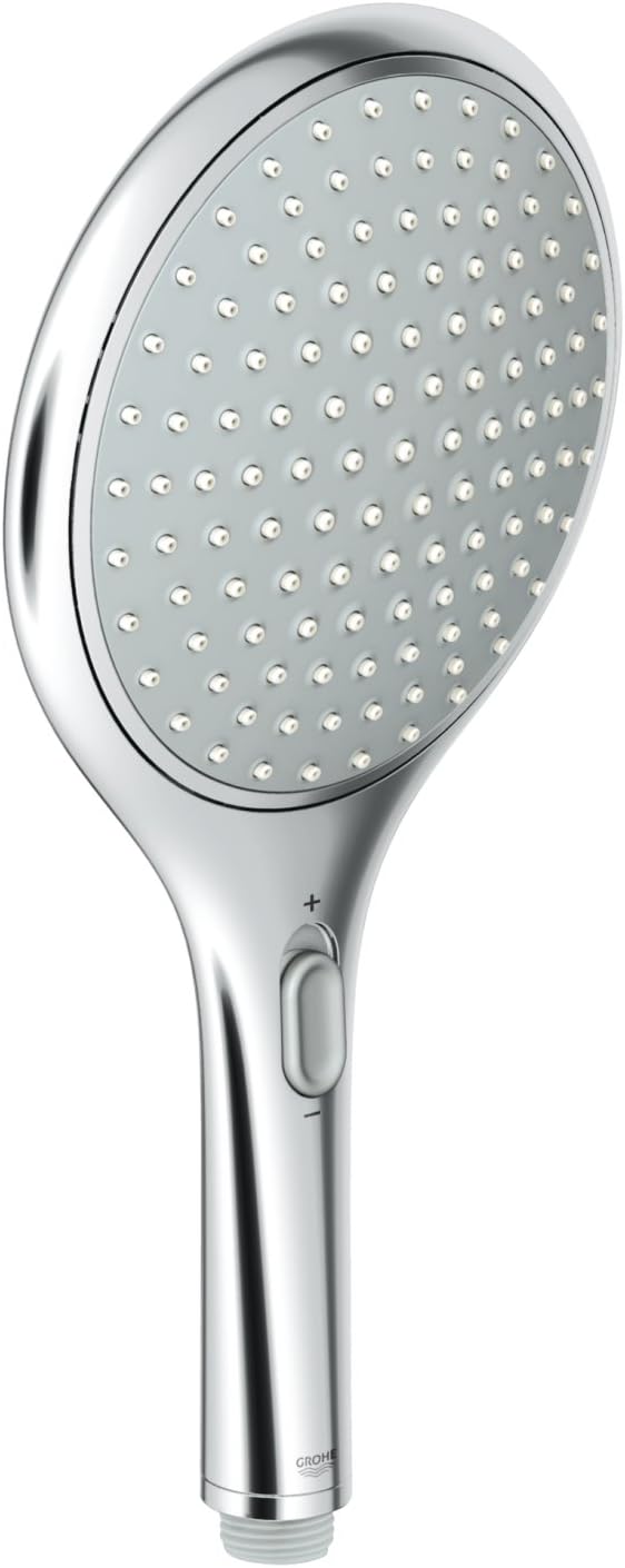 GROHE Rainshower Solo 150 - Handbrause (wassersparend, 2 Strahlarten, langlebige Oberfläche), chrom,