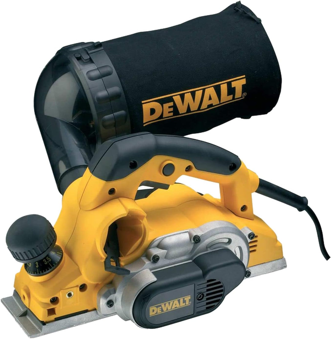 DeWalt Elektrohobel/ Hobel (1,050 Watt, Hobelbreite 82 mm, max. Hobeltiefe 4 mm, Hobelstärke in 1/10