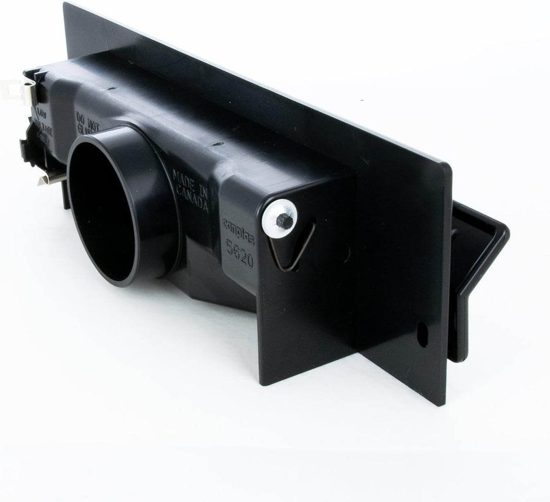 Vaculine Kehrschaufel CanSweep Weiss Steckdose Einlassventil für Zentralstaubsauger, Weiss