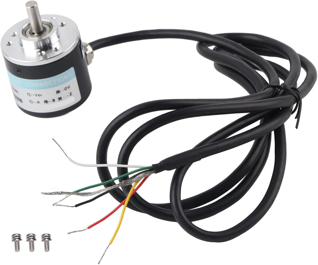 ABZ Dreiphasen-Encoder Photoelektrischer Encoder DC 5-24 V 3000-6000 U/min Vollwellen-Encoder für de