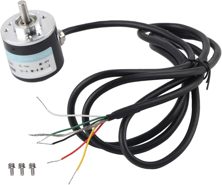 ABZ Dreiphasen-Encoder Photoelektrischer Encoder DC 5-24 V 3000-6000 U/min Vollwellen-Encoder für de