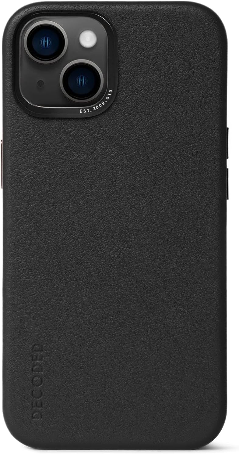 Decoded Premium Handyhülle - iPhone 14 Pro Max - Getestet von Apple - Europäisches Leder - Extra Sch