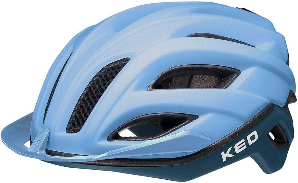 KED Champion Visor Rennrad Fahrrad Helm blau 2022 L (58-61cm), L (58-61cm)