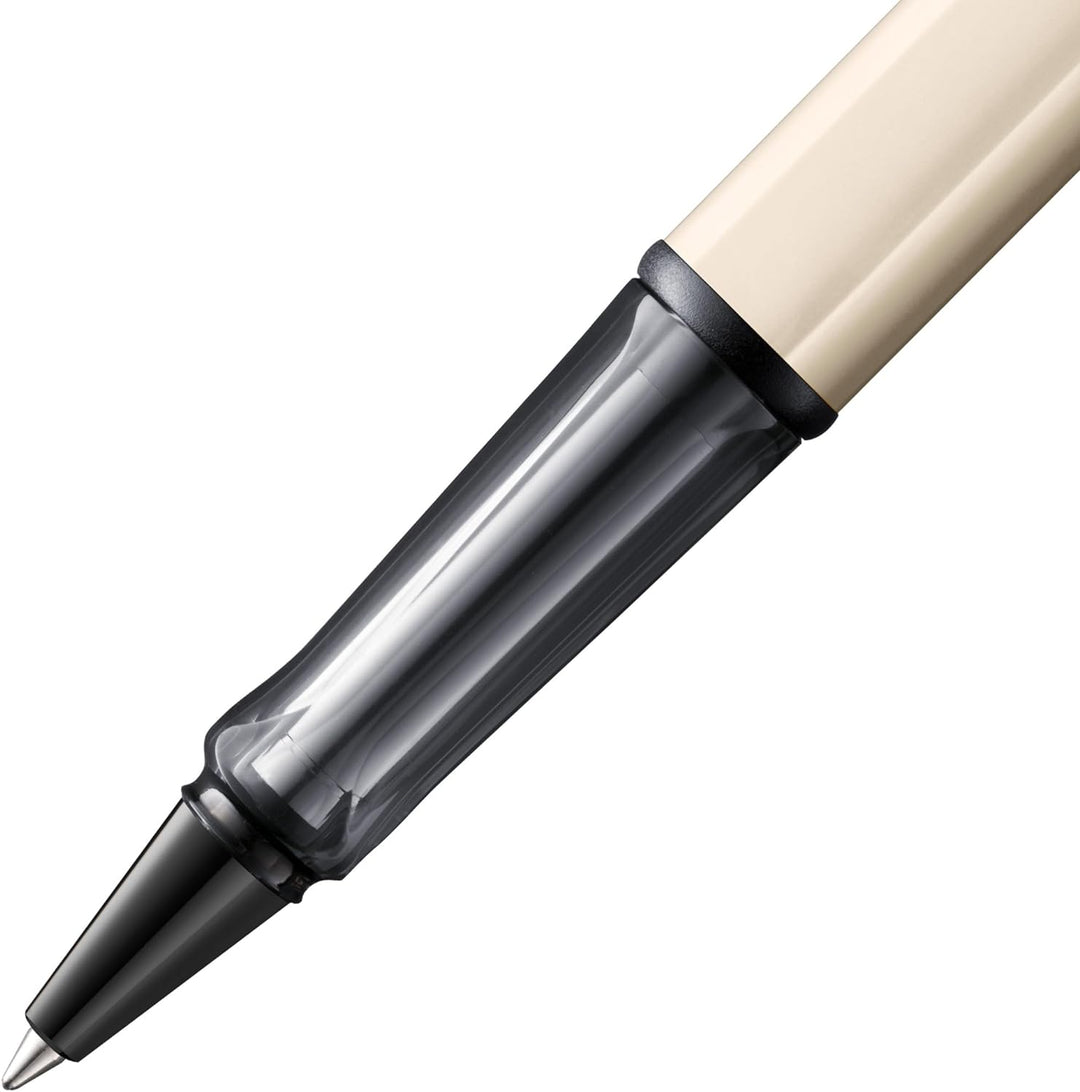 LAMY Lx Tintenroller 358 – Rollpen aus Aluminium, edel eloxiert in der Farbe Palladium mit transpare