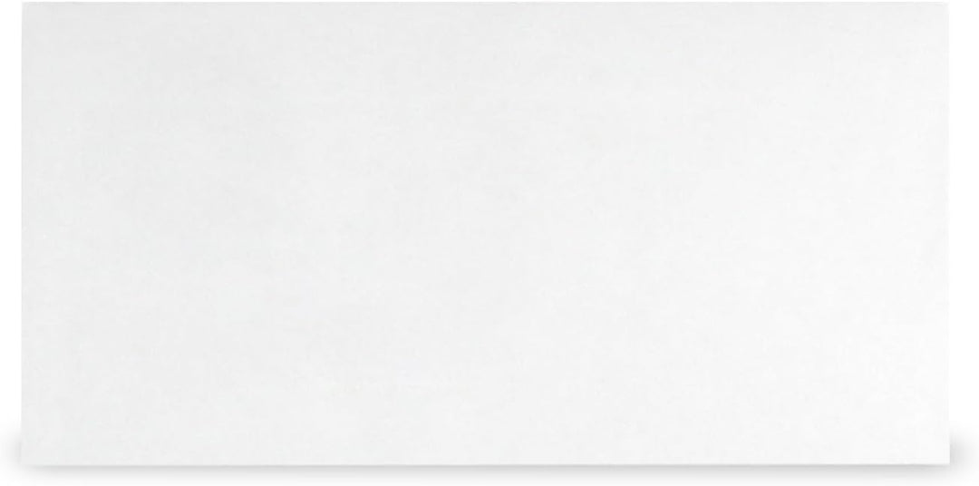 versando 500 Briefumschläge DIN lang ohne Fenster oF selbstklebend sk 22 x 11 cm weiss Weiss - Ohne