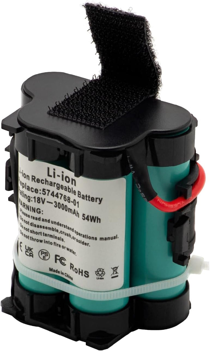 UURRPP Li-ion 18V 2000mAh 5744768-1 Akku passend für Gardena Rasenmäher Garten Akku R38Li R40Li R45L