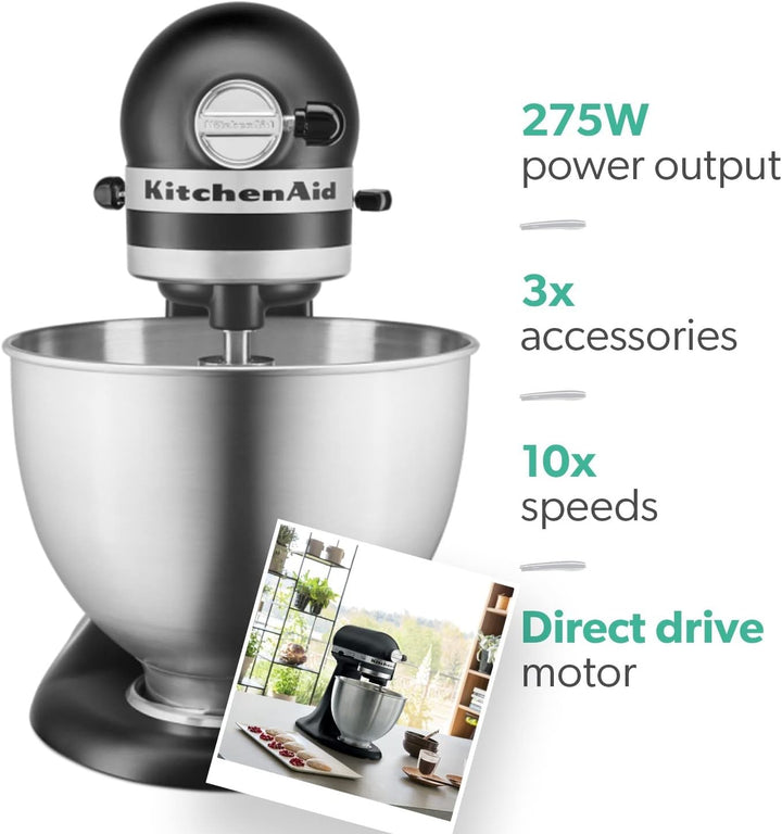 KitchenAid 5K45SSEBM KÜCHENMASCHINE, 18/8 Edelstahl, 1