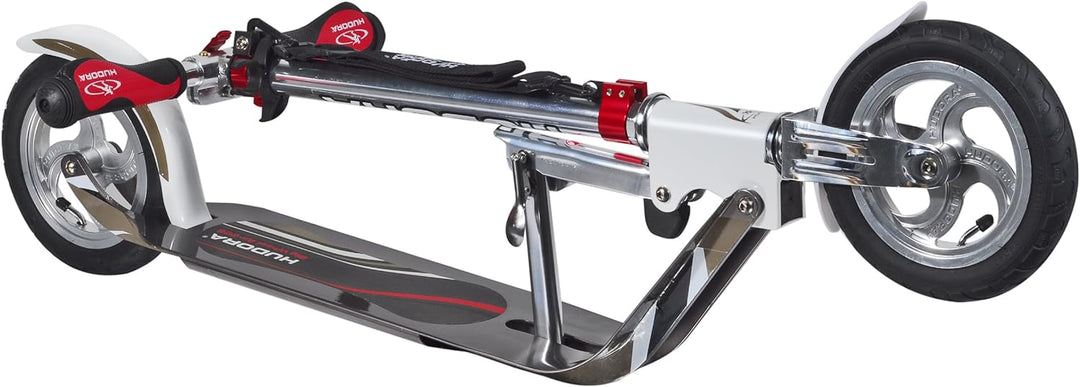 HUDORA BigWheel 205 Scooter - Tretroller für Kinder und Erwachsene - Cityroller bis zu 120 kg - Klap