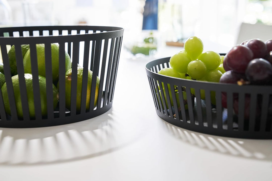 Fruit basket deep - Tower - black Schwarz, Schwarz