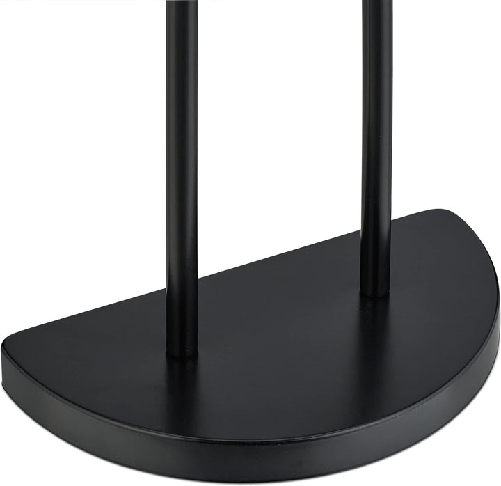 Relaxdays Handtuchständer, 3 Stangen, Metall, HxBxT 83 x 39 x 18 cm, Kleiderablage stehend, Duschtuc