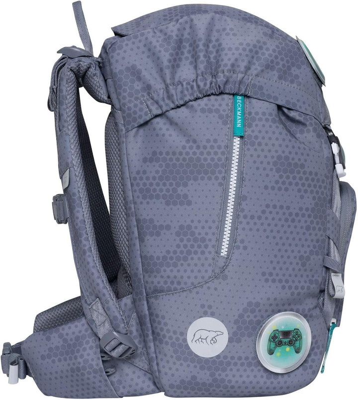 BECKMANN Classic Schoolbag Set 6-teilig 22L Game On