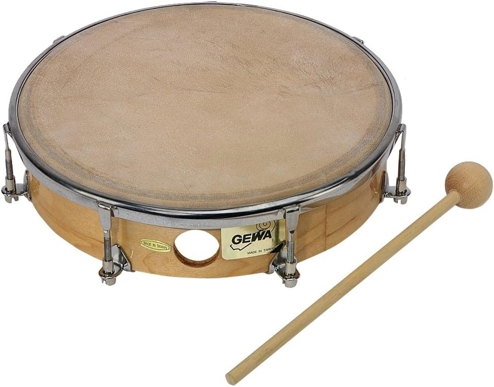 Gewa 841150 Traditionell stimmbar Tambourin, 20,3 cm (8 Zoll)