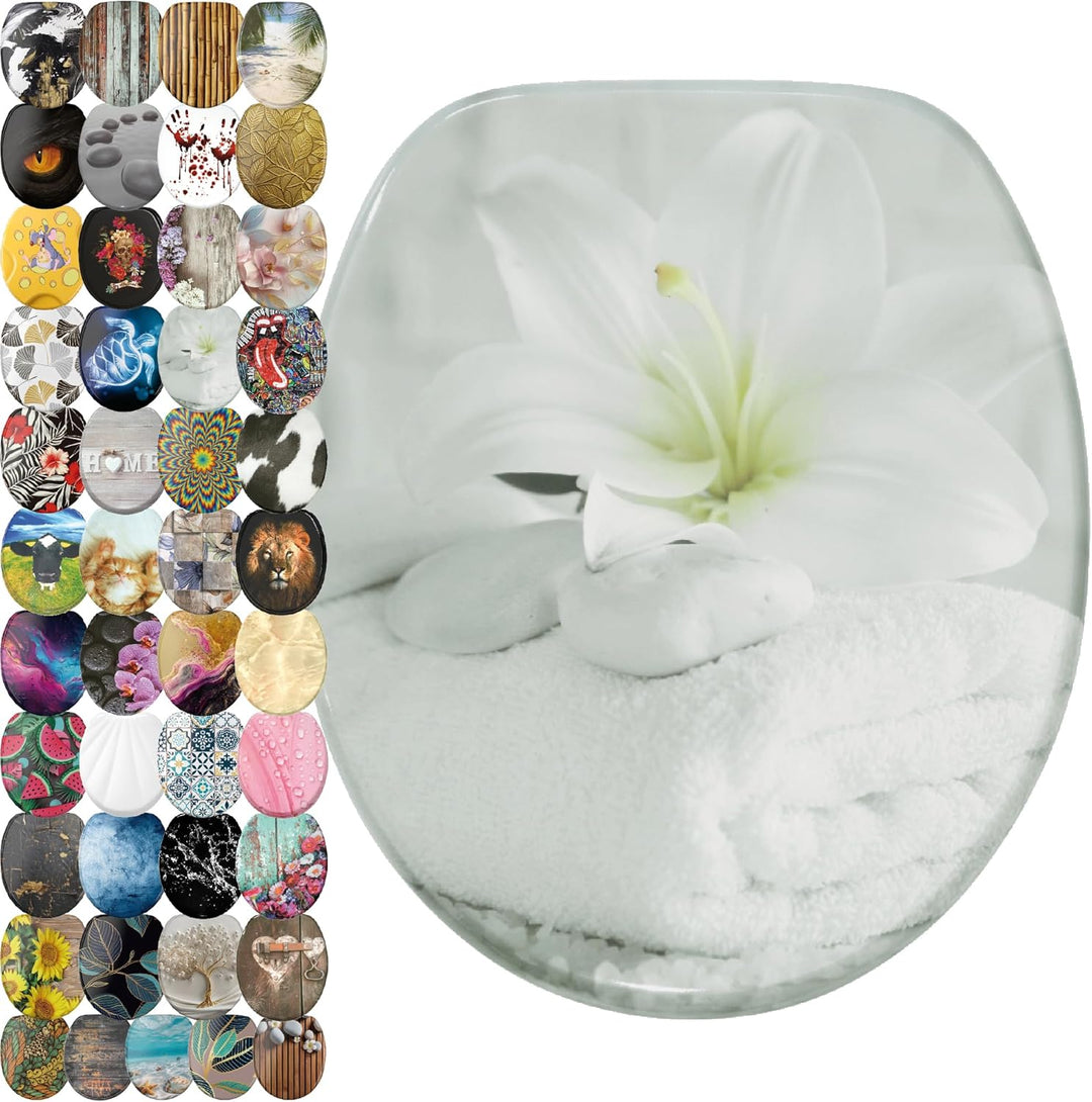 Sanilo WC Sitz mit Absenkautomatik, grosse Auswahl, schöne Motive, hochwertige und stabile Qualität