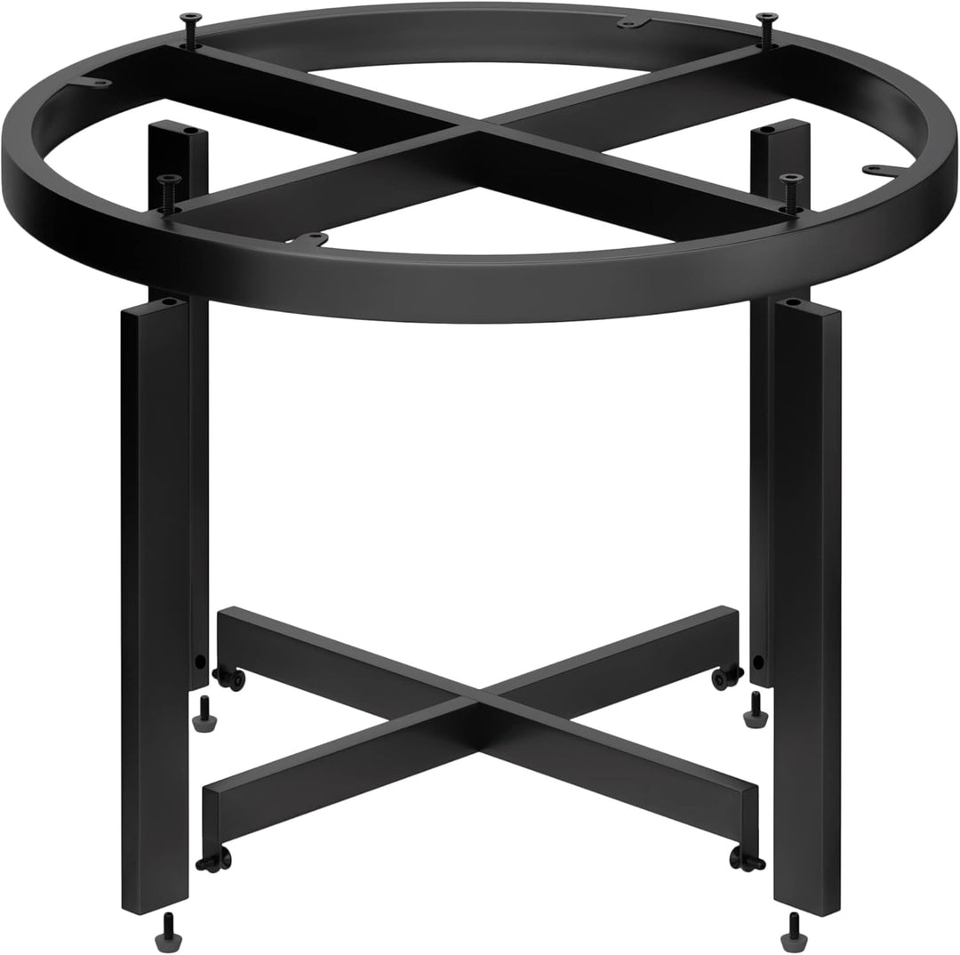 GGMMÖBEL Orlando | Tischgestell für Couchtisch | Tischbeine | Stahl | Tischfüsse | Grösse: Ø 68,5 |