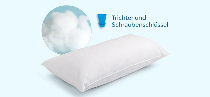 Mediflow 5201 Das Original Wasserkissen im Doppelpack 40x80cm, Weiss , 2 Stück (1er Pack)