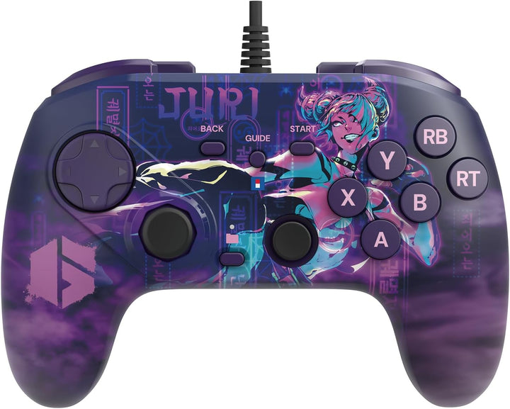 HORI Fighting Commander OCTA (Street Fighter 6 Juri Edition) für Windows PC - Kabelgebundener Contro