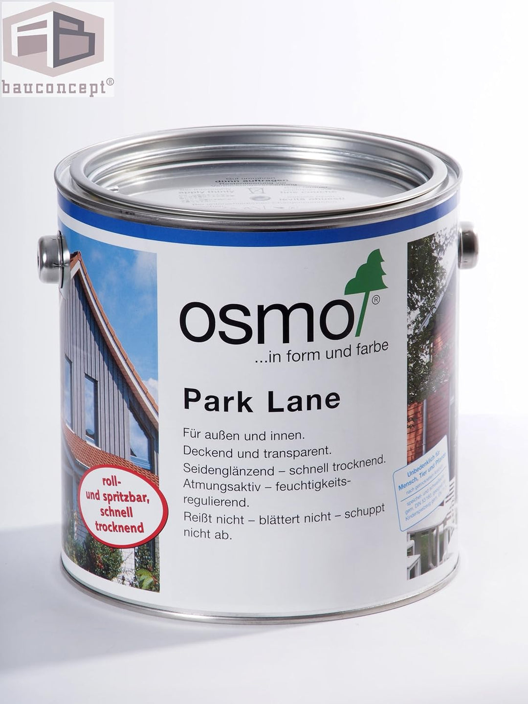 Osmo Garten- & Fassadenfarbe Englisch Grün (RAL 6009) 2,50 l - 13100091