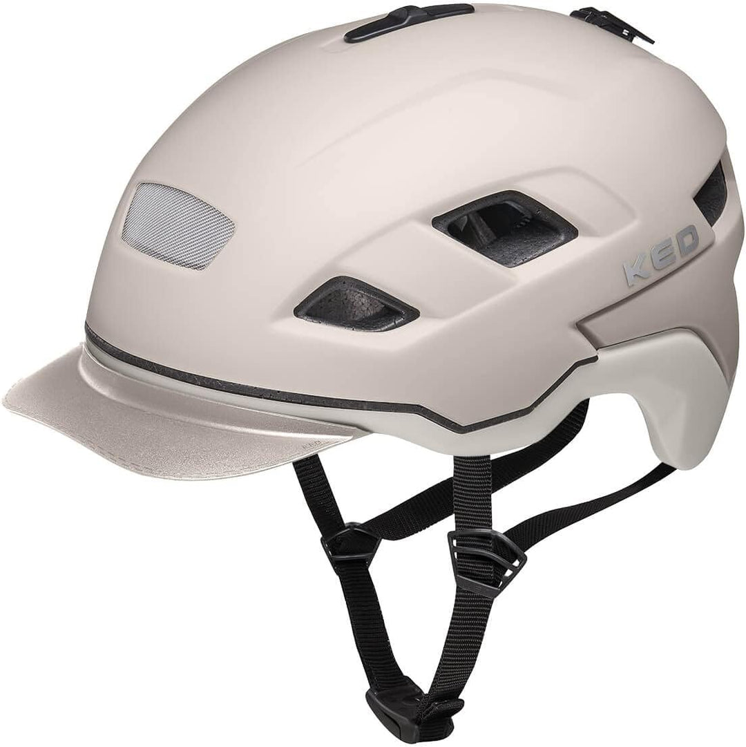 KED Berlin City Fahrrad Helm matt beige 2022 M (52-58cm), M (52-58cm)