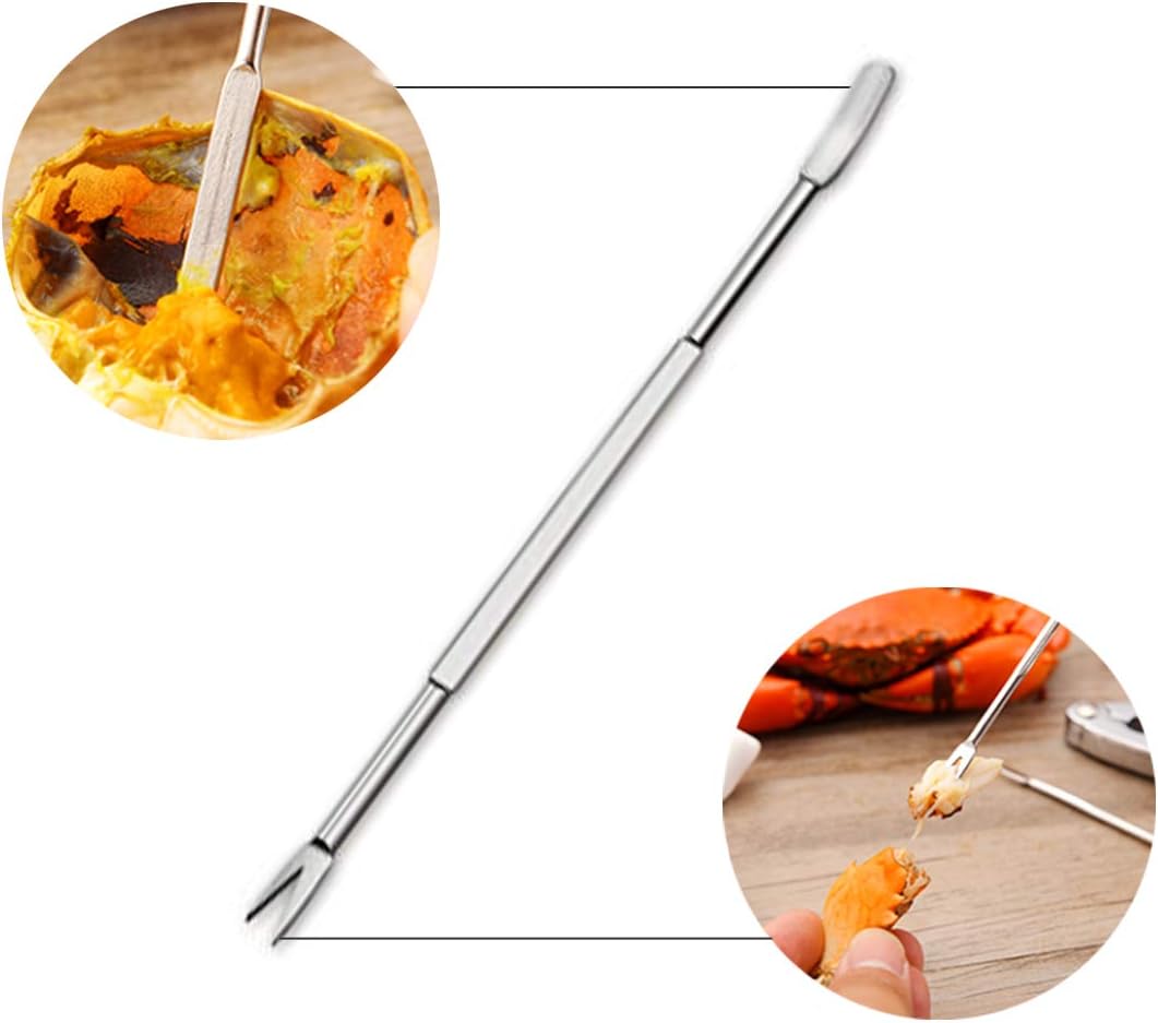 Artcome Meeresfrüchte Werkzeug Set mit 6 Hummer Krabben Cracker und 7 Gabeln Nusscracker Set