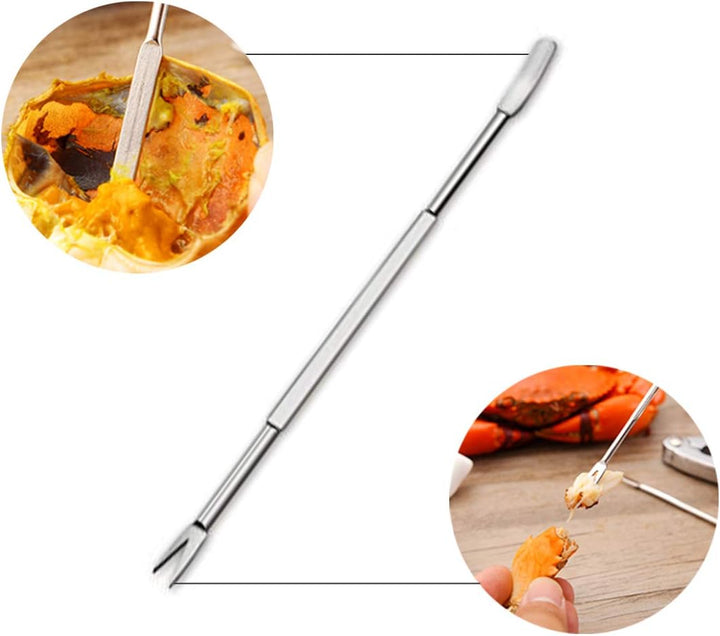 Artcome Meeresfrüchte Werkzeug Set mit 6 Hummer Krabben Cracker und 7 Gabeln Nusscracker Set