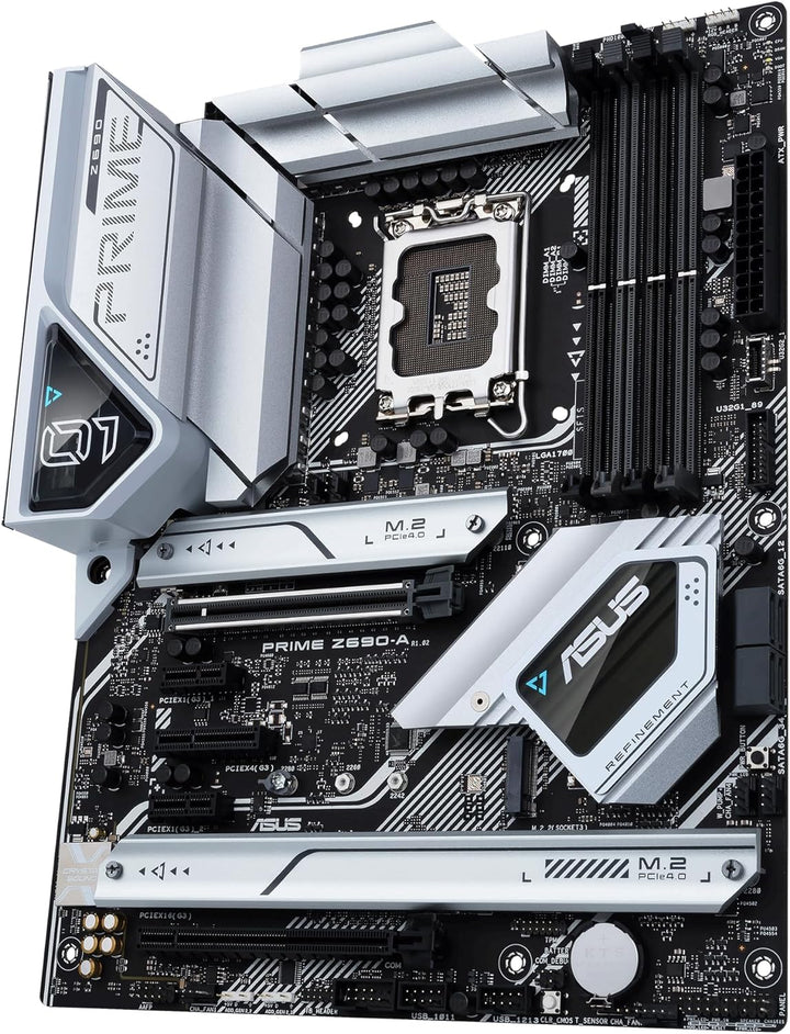 ASUS Prime Z690-A Gaming Mainboard Sockel Intel LGA 1700 (Intel Z690, ATX, PCIe 5.0, 4x M.2, DDR5-Sp