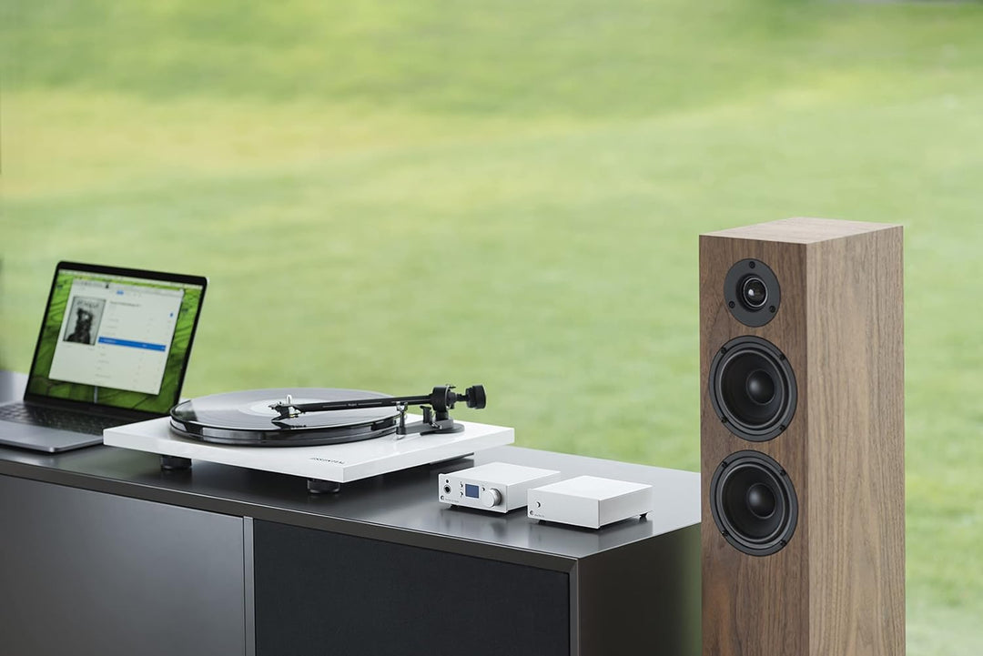 Pro-Ject Pre Box S2 Digital, Audiophiler Stereo Vorverstärker (Silber), Silber
