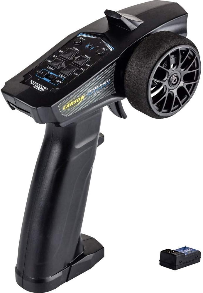 Carson 500500102 - Reflex Wheel Start 2.4G Radio, Modellbau, Zubehör, Fernsteuerung, Empfänger, 3 Ka