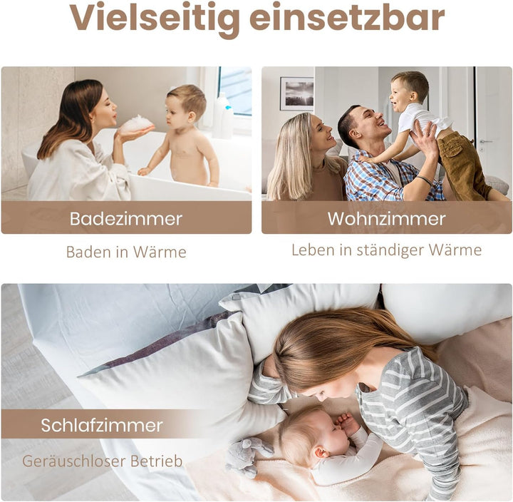 EMKE Badheizkörper Handtuchtrockner, Handtuchwärmer 600x1200mm 679 Watt Anthrazit Handtuchheizkörper